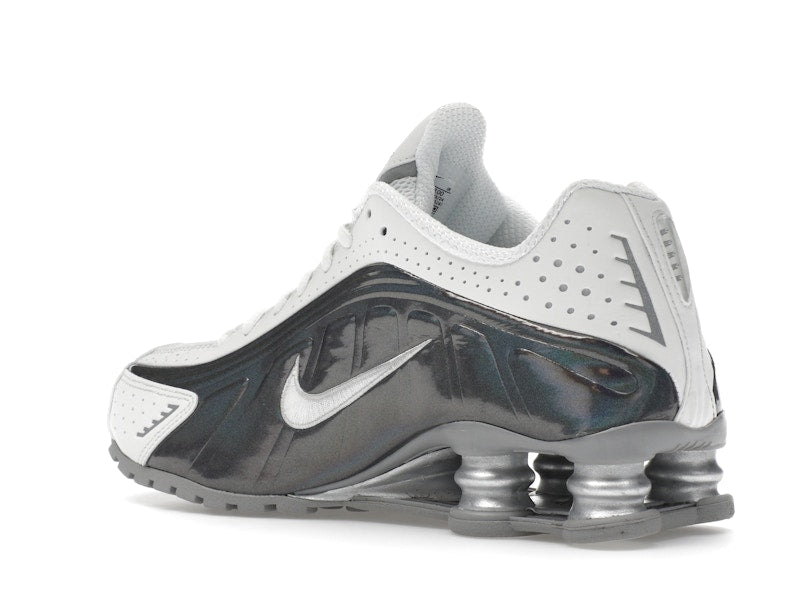 Nike Shox R4 White Iridescent - Summit White/Hydrangeas/Metallic Silver/Summit White - IB7703-100 - 22