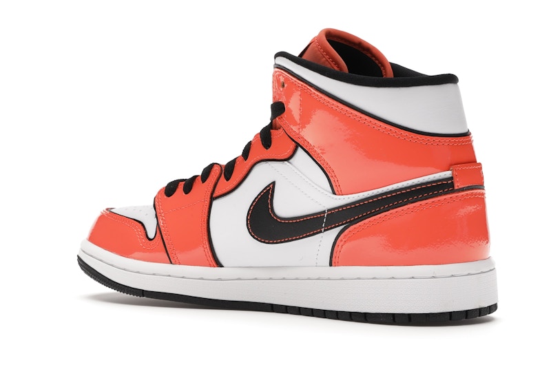 Air Jordan 1 Mid SE Turf Orange - Turf Orange/Black/White - DD6834-802 - 22