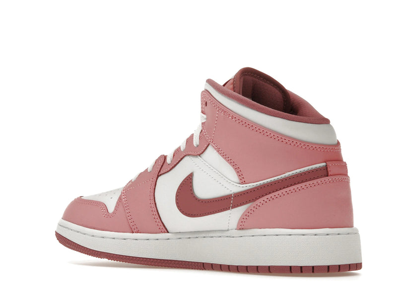 Air Jordan 1 Mid Valentines Day (2023) (GS) - Coral Chalk/Desert Berry/White - DQ8423-616 - 22