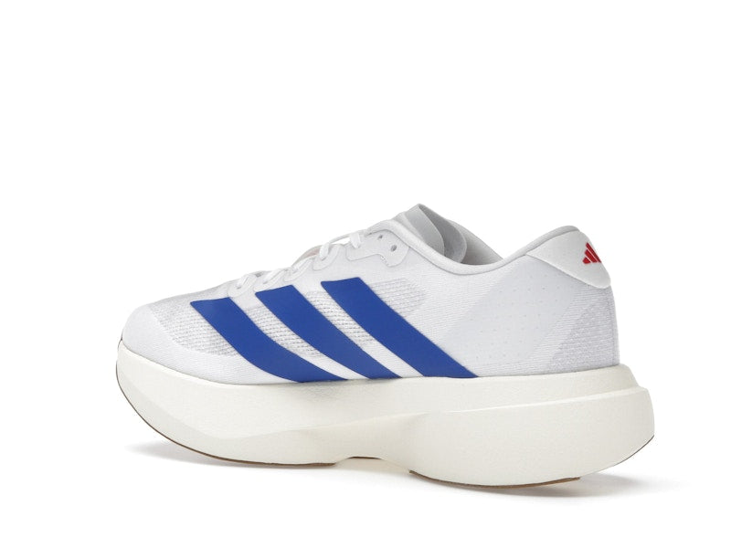 adidas Adizero Evo SL White Royal Blue - Cloud White/Royal Blue/Pure Ruby - JS4494 - 22