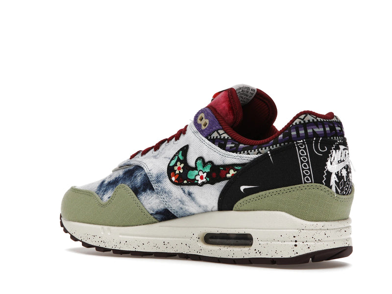 Nike Air Max 1 SP Concepts Denim Olive Canvas - Oil Green/Black/Team Red/Sail - DN1803-300 - 22