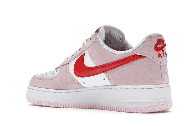 Nike Air Force 1 07 QS Love Letter - Tulip Pink/University Red-White - DD3384-600 - 22