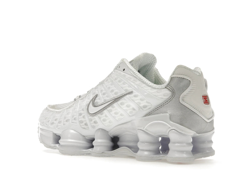 Nike Shox Tl White Metallic Silver (W) - White/Metallic Silver-Max Orange-White - AR3566-100 - 22