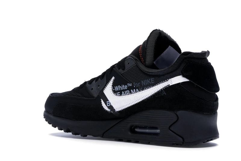 Nike Air Max 90 Off White Black - Black/Black-Cone-White - AA7293-001 - 22