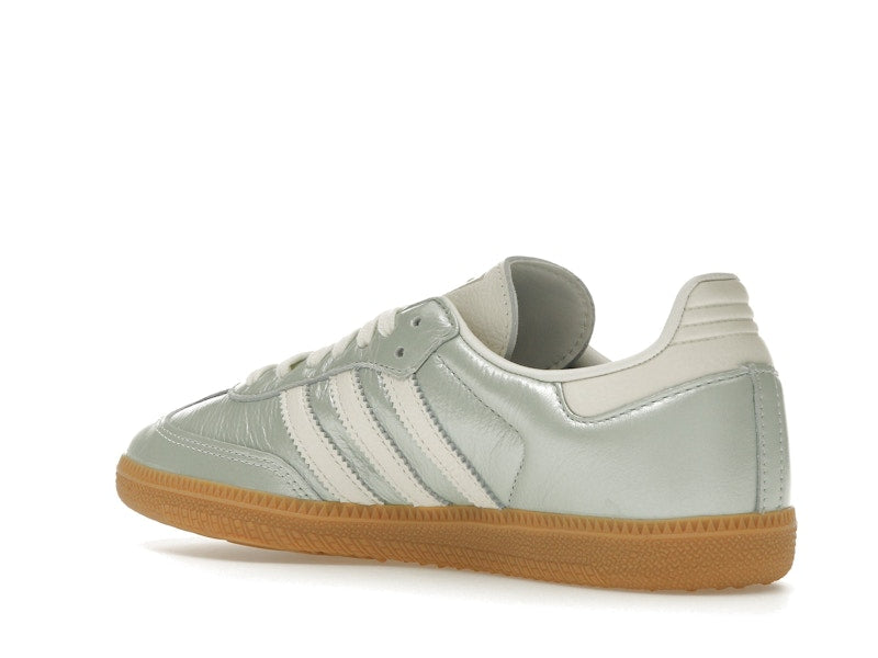 adidas Samba OG Linen Green Metallic (Women's) - Linen Green Metallic/Off White/Cyber Metallic - IG1965 - 22