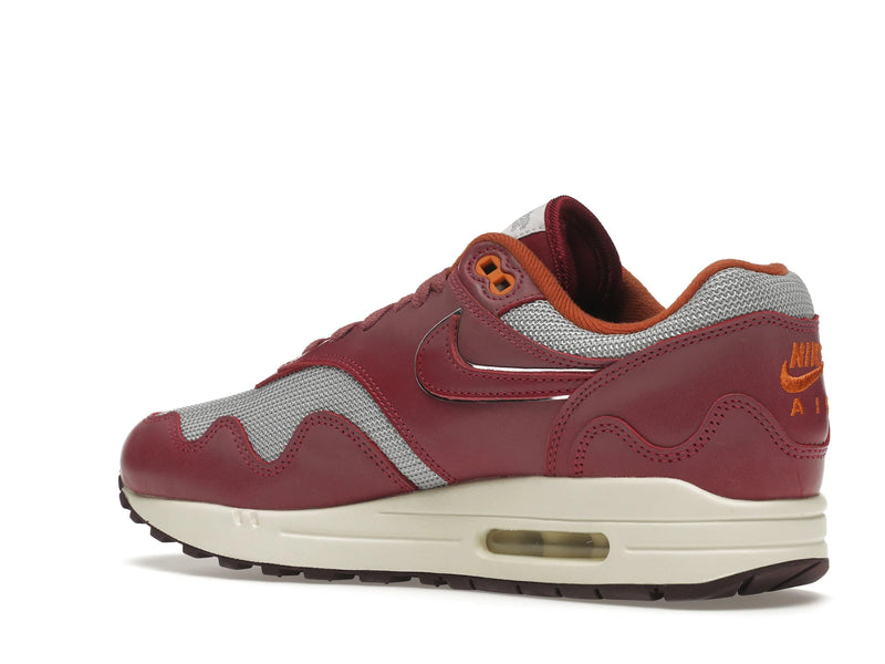 Nike Air Max 1 Patta Waves Rush Maroon With Bracelet - Metallic Silver/Rush Maroon - DO9549-001 - 22
