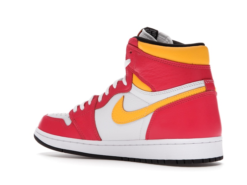 Air Jordan 1 Retro High OG Light Fusion Red - Light Fusion Red/White-Laser Orange-Black - 555088-603 - 22