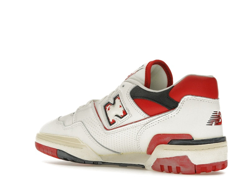 New Balance 550 Vintage Pack Team Red - Sea Salt/Team Red/Black - BB550VGA - 22