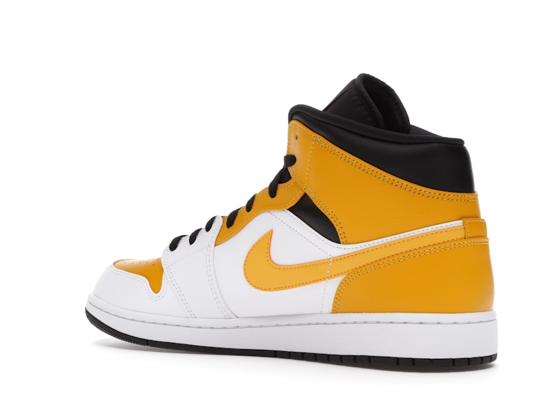 Air Jordan 1 Mid University Gold - White/University Gold-Black - 554724-170 - 22