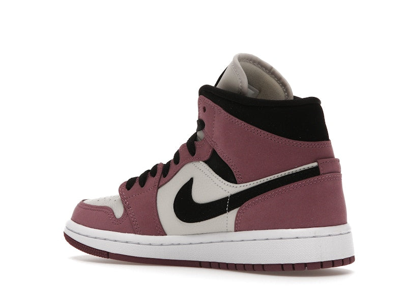 Air Jordan 1 Mid Berry Pink (W) - Light Mulberry/Light Bone/White/Black - DC7267-500 - 22