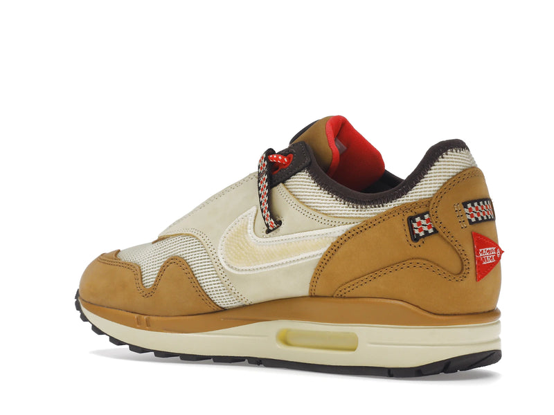 Nike Air Max 1 Travis Scott Wheat Lemon Drop - Wheat/Lemon Drop-Baroque Brown - DO9392-701 - 22
