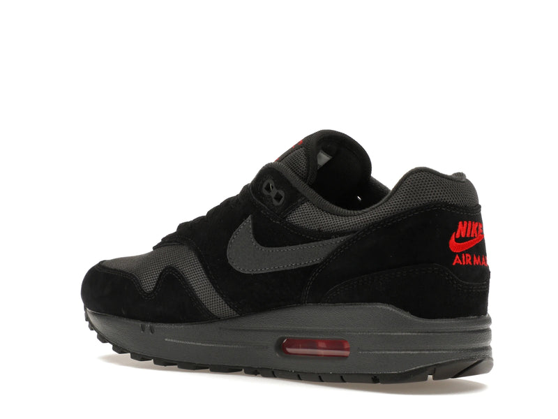 Nike Air Max 1 Bred Anthracite - Black/Anthracite/University Red - FV6910-001 - 22