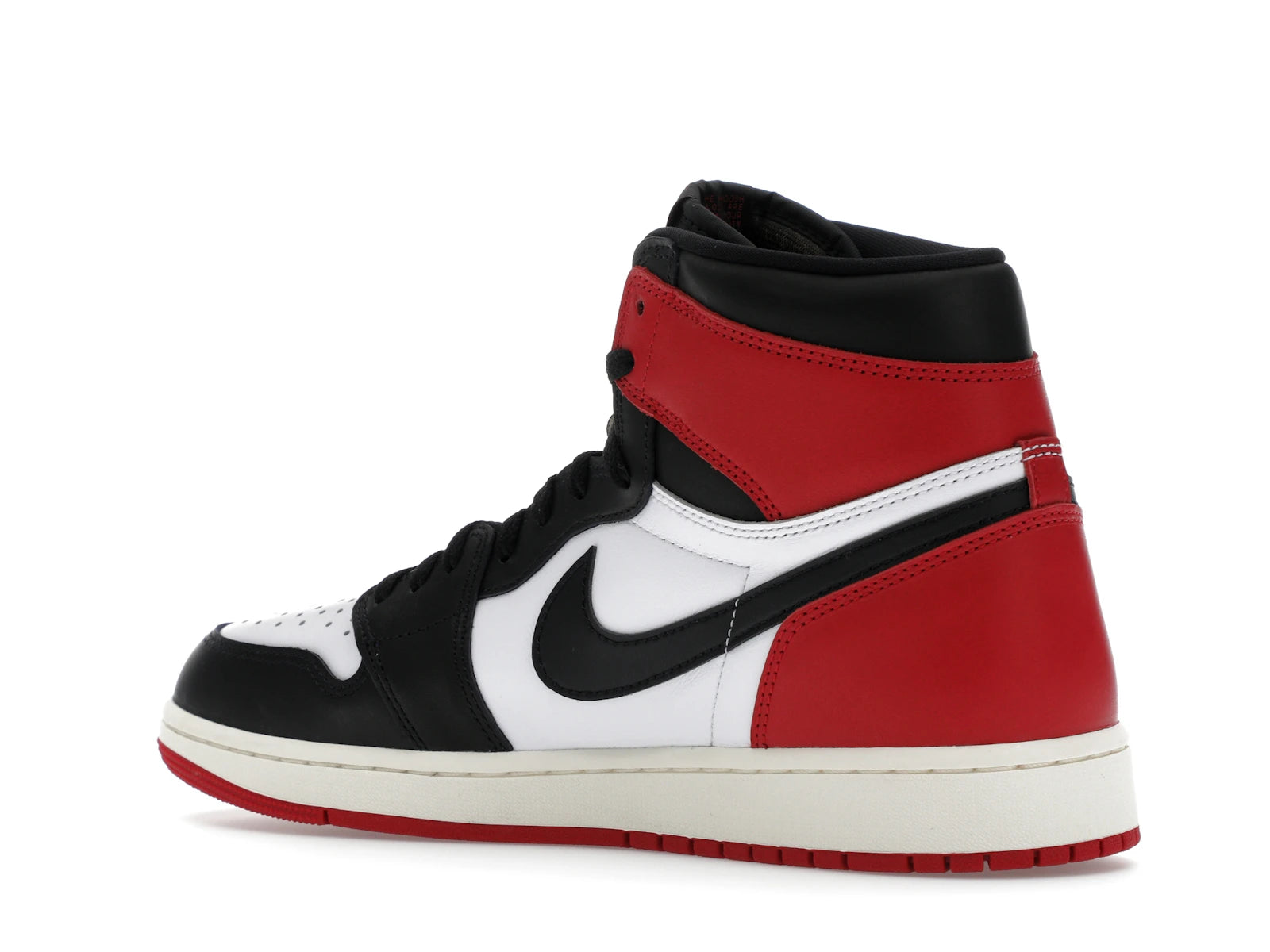 Air Jordan 1 Retro High OG Black Toe Reimagined - Black/Black/Varsity Red/White - DZ5485-106 - 22