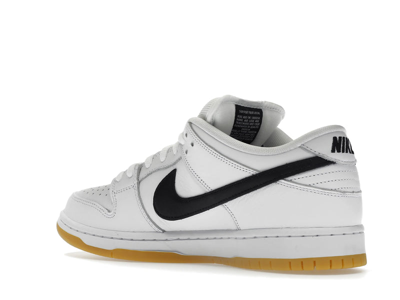 Nike SB Dunk Low Pro White Gum - White/Black/White/Gum Light Brown - CD2563-101 - 22