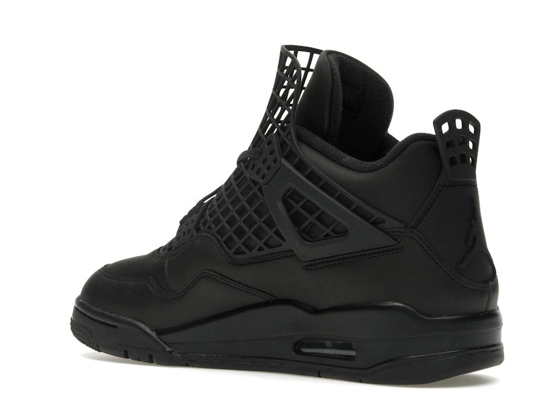 Air Jordan 4 Retro Net Black - Black/Black-Metallic Silver - FN7251-001 - 22