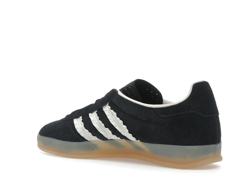 adidas Gazelle Indoor Core Black Cream White Gum (Women's) - Core Black/Cream White/Gum - JS1412 - 22