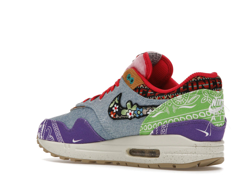 Nike Air Max 1 SP Concepts Denim Paisley - Wild Violet/Multi-Color-Sail - (Special Box) DN1803-500 - 22