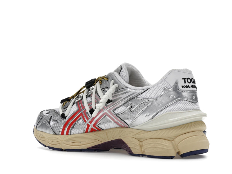 Asics Gel Cumulus 16 Toga White Red Pure Silver - White/Red/Pure Silver - 1203B115-100 - 22