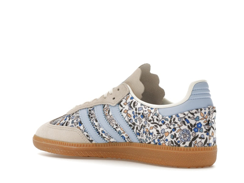 adidas Samba OG Liberty London Blue Floral (GS) - Blue/Off White/Gum - JP8080 - 22