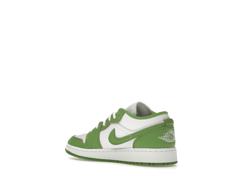 Air Jordan 1 Low Chlorophyll (GS) - White/Chlorophyll/Lightning - HF4779-100 - 22