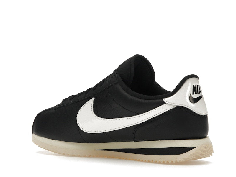 Nike Cortez 23 Premium Black Sail (Women's) - Black/Sail/Alabaster - FB6877-001 - 22