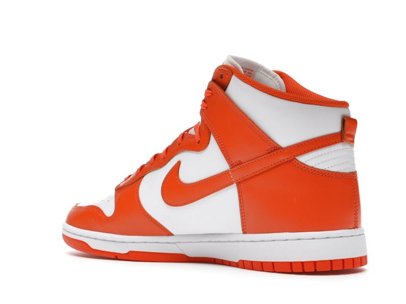 Nike Dunk High Syracuse (2021) - White/Orange Blaze - DD1399-101 - 22