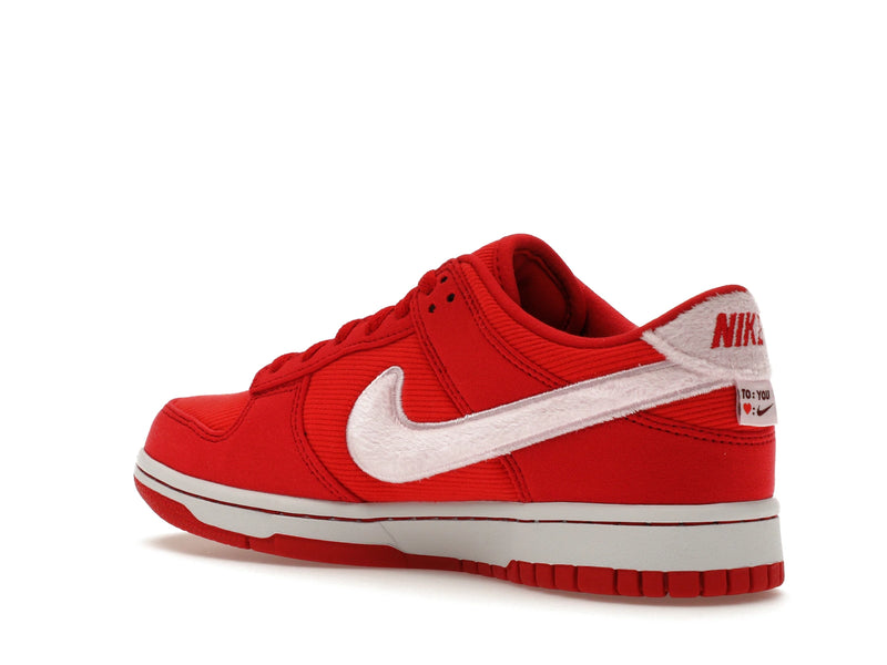Nike Dunk Low Valentines Day (2024) (GS) - Fire Red/Pink Foam/Light Crimson/White/Team Red - FZ3548-612 - 22