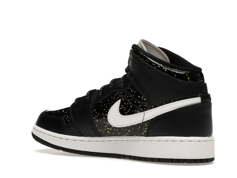 Air Jordan 1 Mid Black Speckle (GS) - visning 22