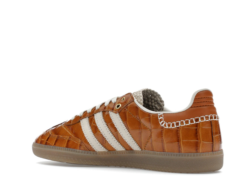 Adidas Samba Wales Bonner Brown Croc - Supplier Color/Wonder White/Night Brown - JH9826 - 22