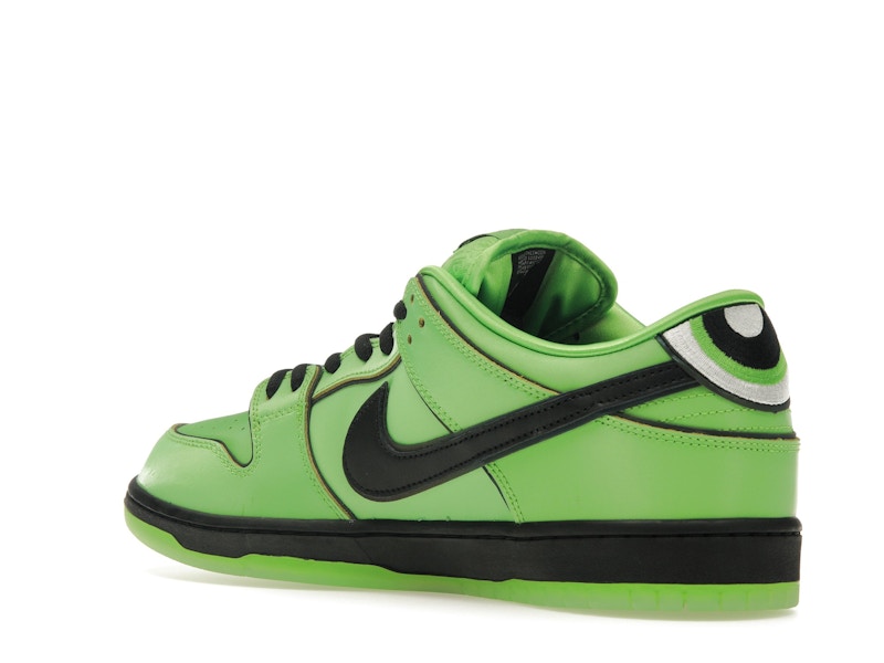 Nike SB Dunk Low The Powerpuff Girls Buttercup - Mean Green/Black/Lotus Pink - FZ8319-300 - 22