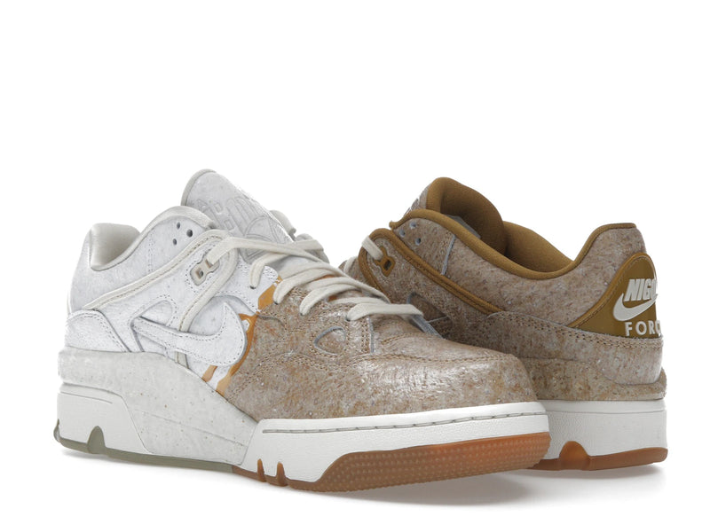 Nike Air Force 3 Low SP Nigo Kintsugi Bamboo - Bamboo/Multi-Color/Gum Medium Brown - HQ0261-201 - 22