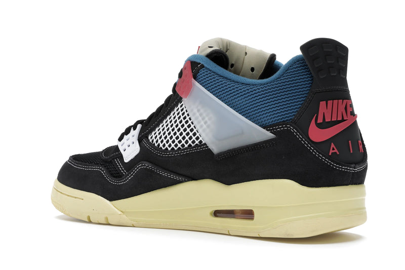Air Jordan 4 Retro Union Off Noir - Off-Noir/Brigade Blue-Dark Smoke Grey-Light Fusion Red - DC9533-001 - 22