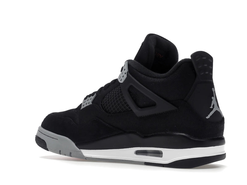 Air Jordan 4 Retro SE Black Canvas - Black/Light Steel Grey/White/Fire Red - DH7138-006 - 22