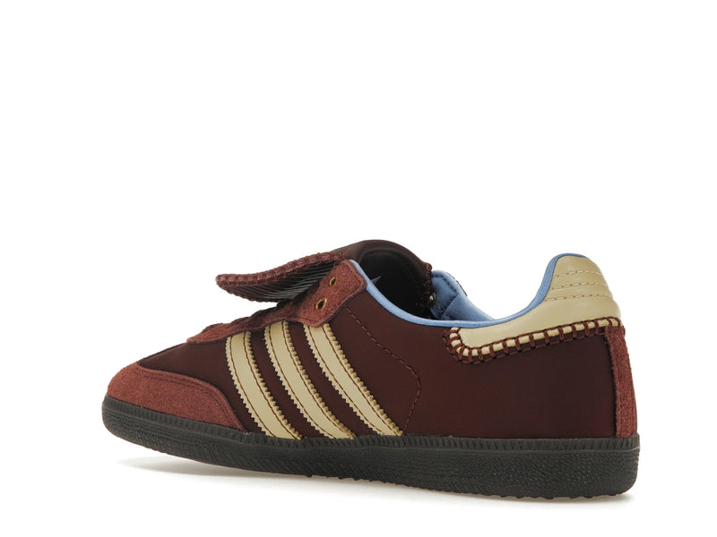 Adidas Samba Nylon Wales Bonner Fox Brown - Fox Brown/Sandy Beige/Lucky Blue - IE0579 - 22