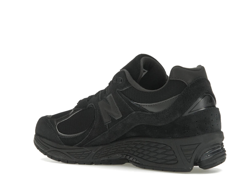 New Balance 2002r Triple Black Suede - Black/Magnet - U2002RBL - 22