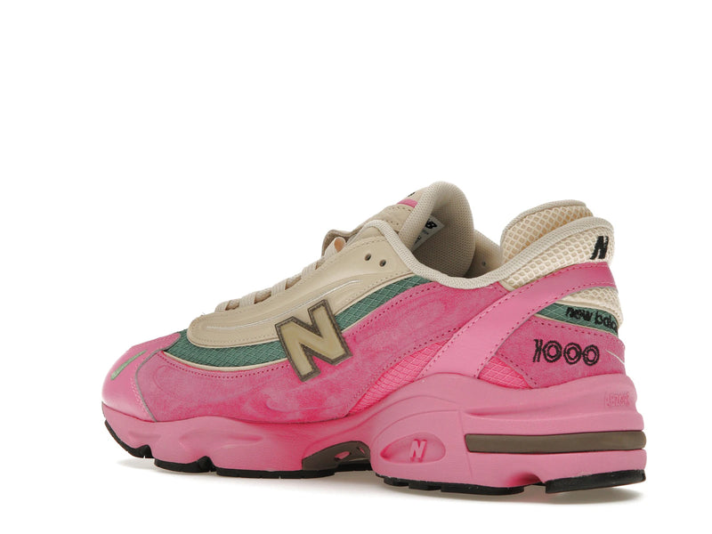New Balance 1000 Tan Pink Green - Real Pink/Sandstone - M1000MC - 22