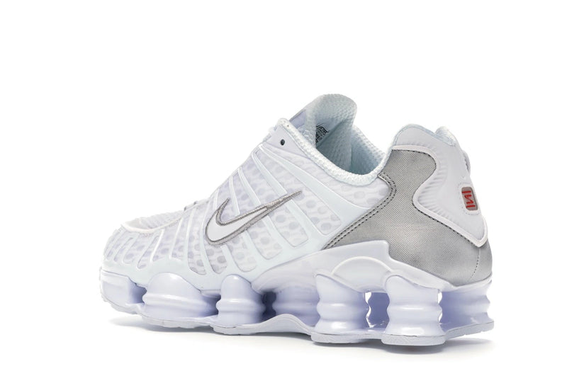 Nike Shox Tl White Metallic Silver - White/Metallic Silver-Max Orange-White - AV3595-100 - 22