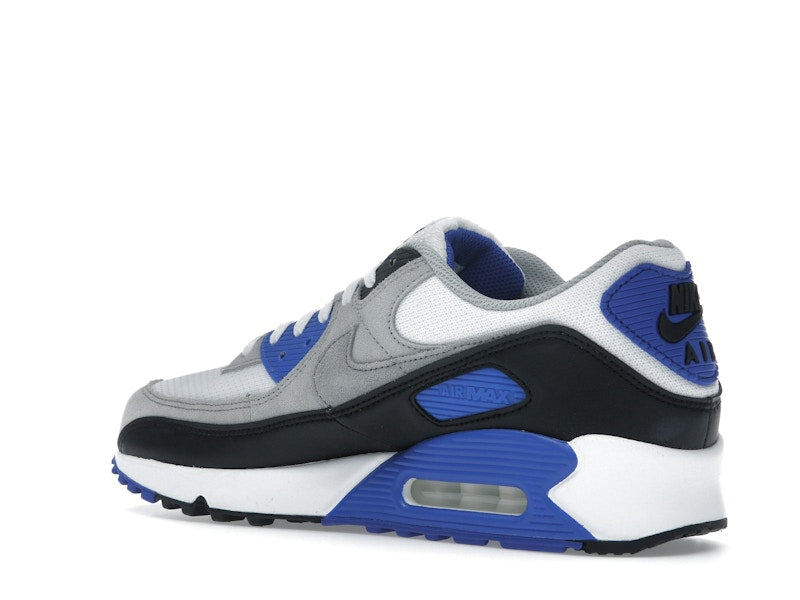 Nike Air Max 90 Hyper Royal - White/Light Smoke Grey/Black/Particle Grey - DM0029-112 - 22
