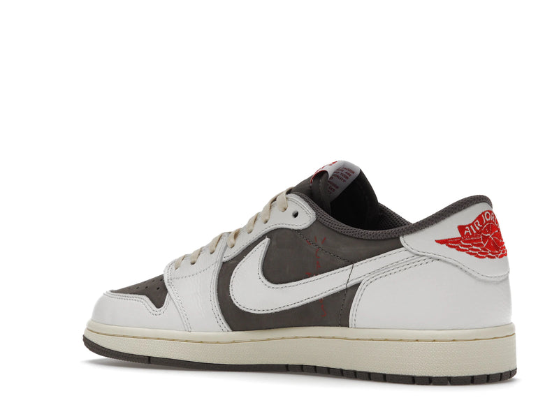 Air Jordan 1 Retro Low OG SP Travis Scott Reverse Mocha - Sail/University Red-Ridgerock - DM7866-162 - 22