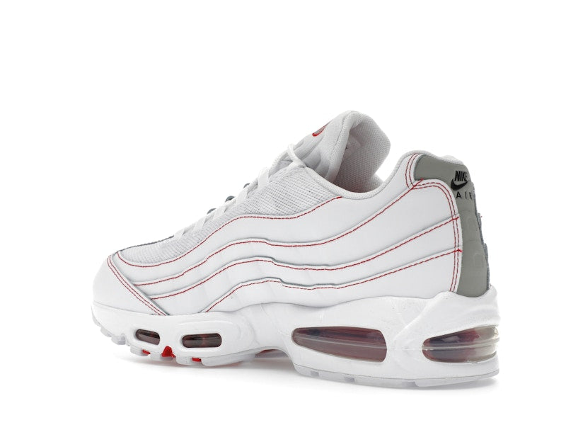 Nike Air Max 95 OG Big Bubble White University Red - White/University Red/Wolf Grey - IB7936-100 - 22