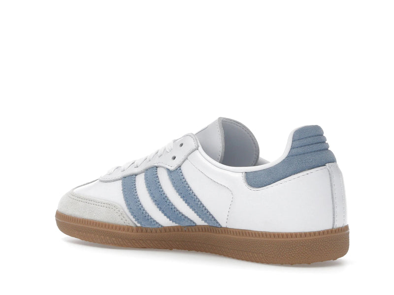 Adidas Samba OG White Alumina Ash Blue - Cloud White/Alumina/Ash Blue - JS1391 - 22