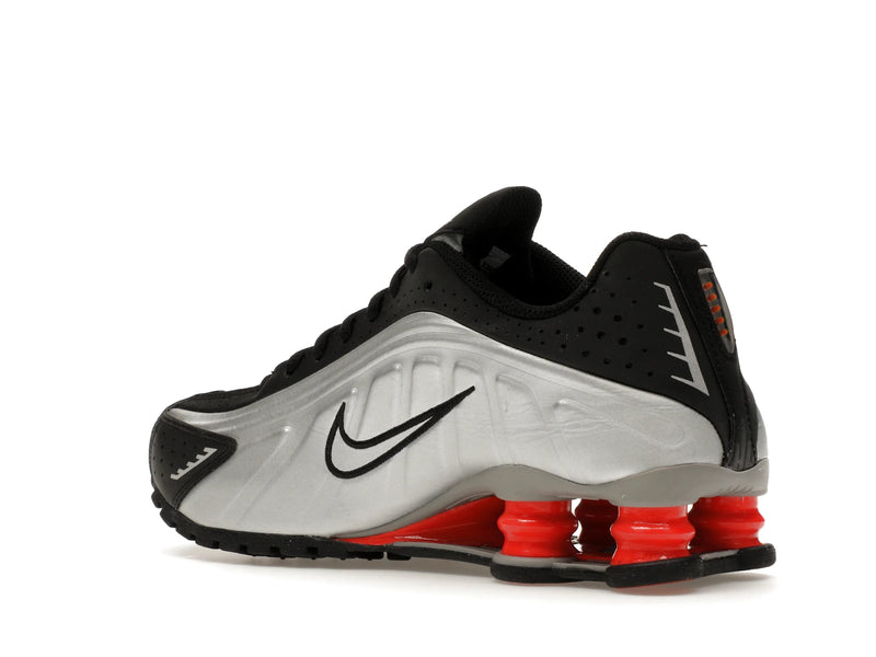 Nike Shox R4 Metallic Silver Black Picante Red (GS) - Metallic Silver/Black/Picante Red/Metallic Silver - CW2626-005 - 22