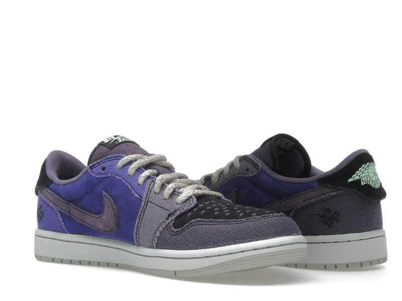 Air Jordan 1 Retro Low OG Zion Williamson Voodoo Alternate - Regency Purple/Vapor Green/Black/Dark Raisin/Daybreak/Light Silver - IH2309-500 - 22