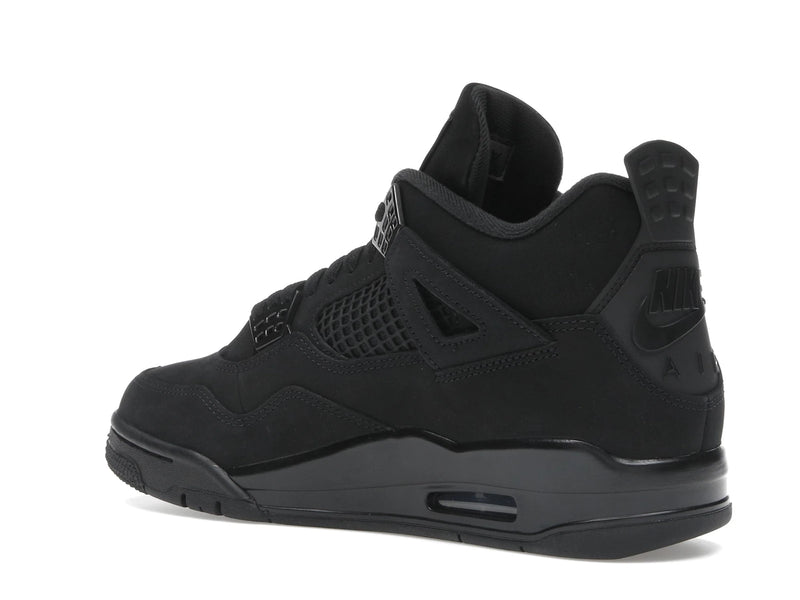 Air Jordan 4 Retro Black Cat (2025) - Black/Black/Light Graphite - FV5029-010 - 22