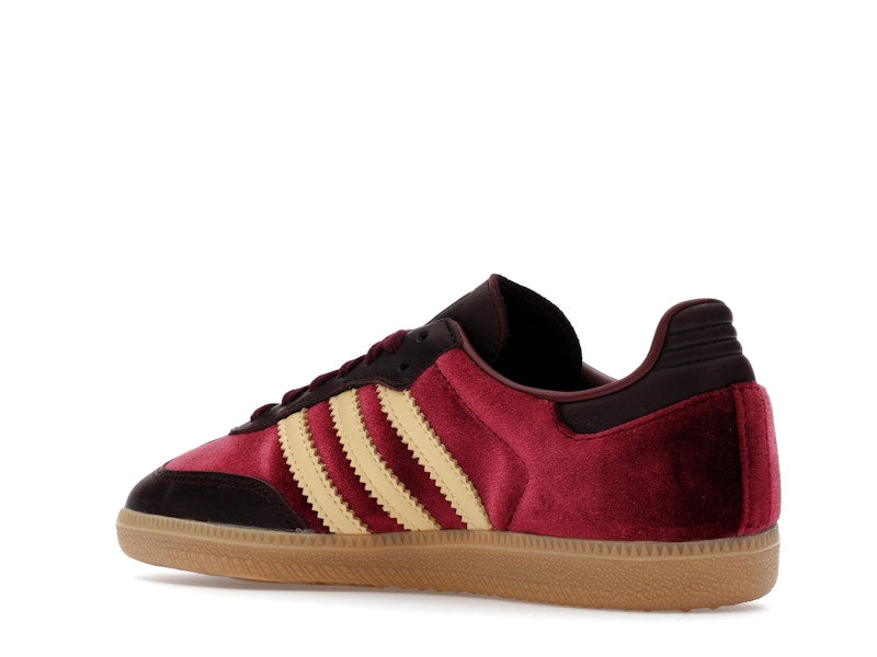 adidas Samba OG Shadow Red Velvet (Women's) - Shadow Red/Maroon/Gum - JS1394 - 22