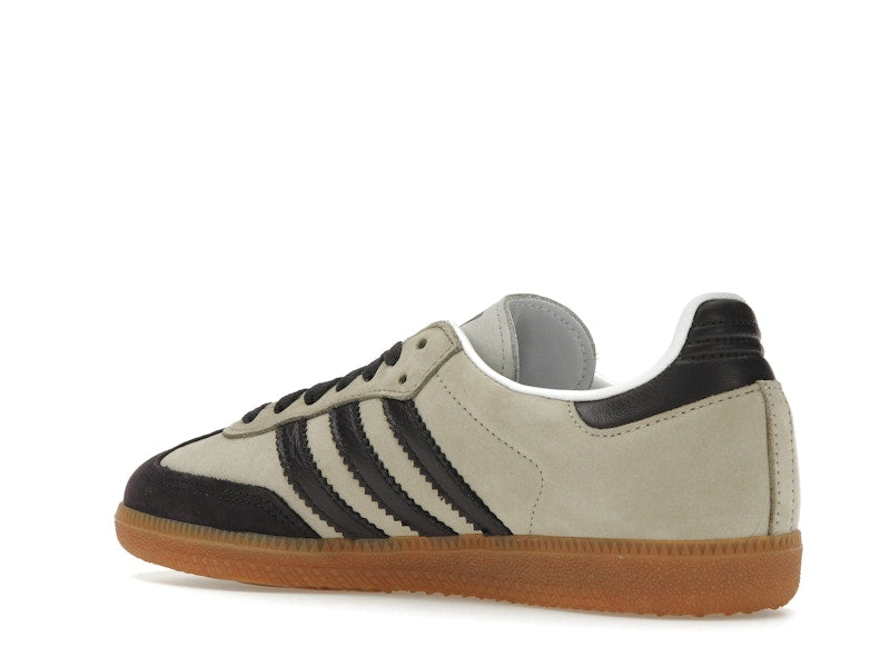 adidas Samba OG Putty Grey Black (Women's) - Putty Grey S24/Aurora Black S24/Silver Metallic - IE5835 - 22