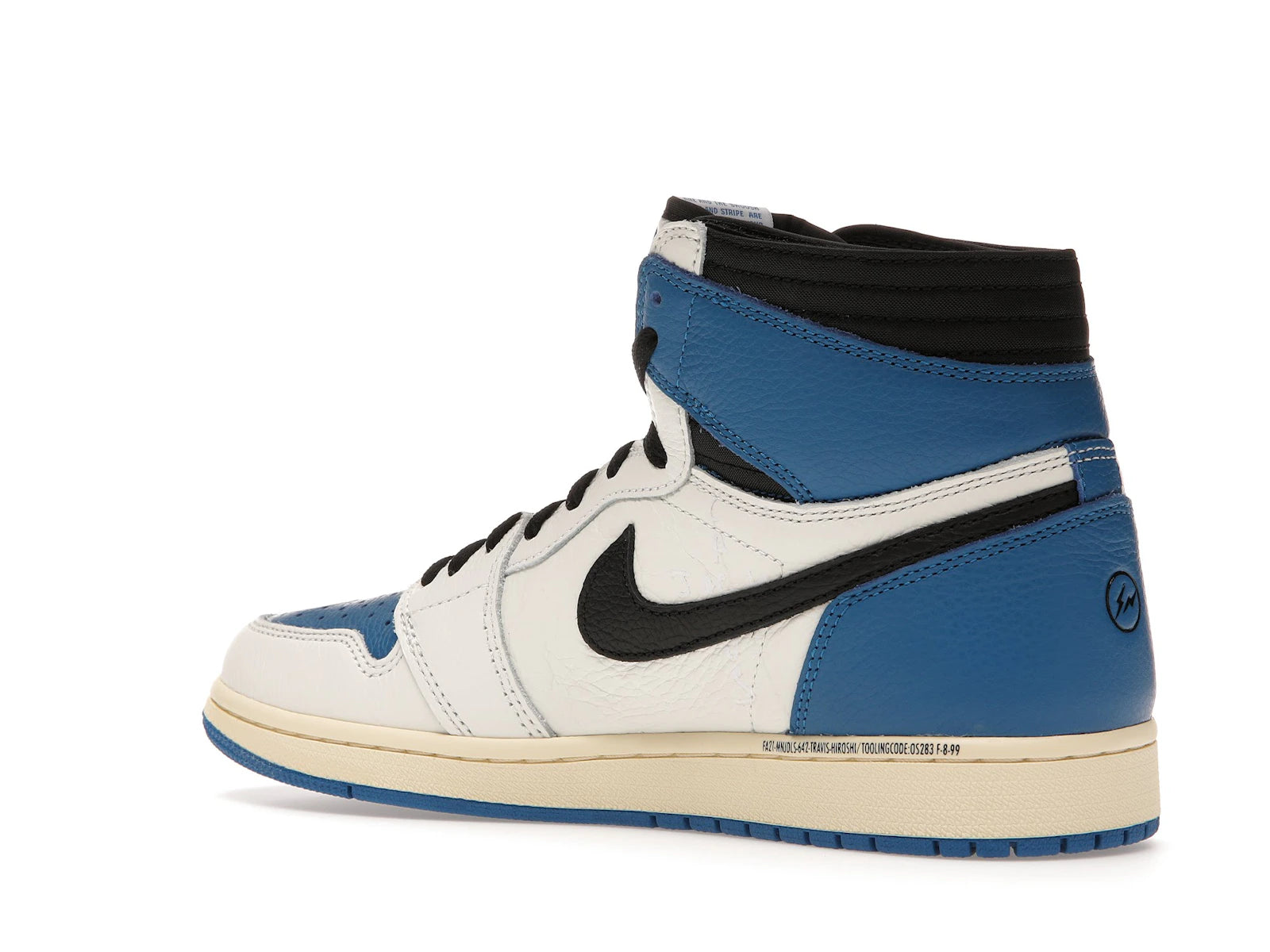 Air Jordan 1 High OG SP Fragment Design X Travis Scott - Sail/Black-Military Blue-Shy Pink - DH3227-105 - 22