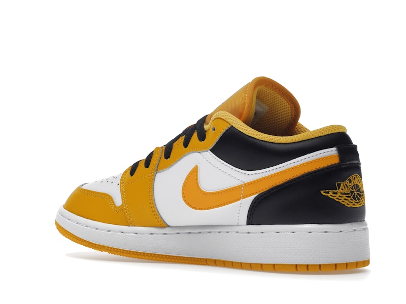 Air Air Jordan 1 Low University Gold White (GS) - Taxi/White/Black - 553560-701 - 22