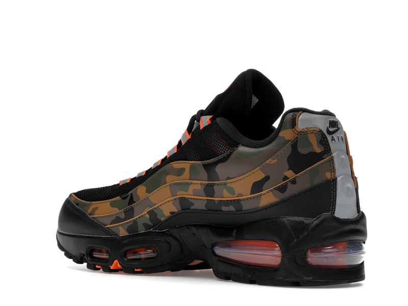 Nike Air Max 95 Safety Orange Camo - Black/Safety Orange/Metallic Silver/Golden Beige/Cargo Khaki - HQ1973-001 - 22