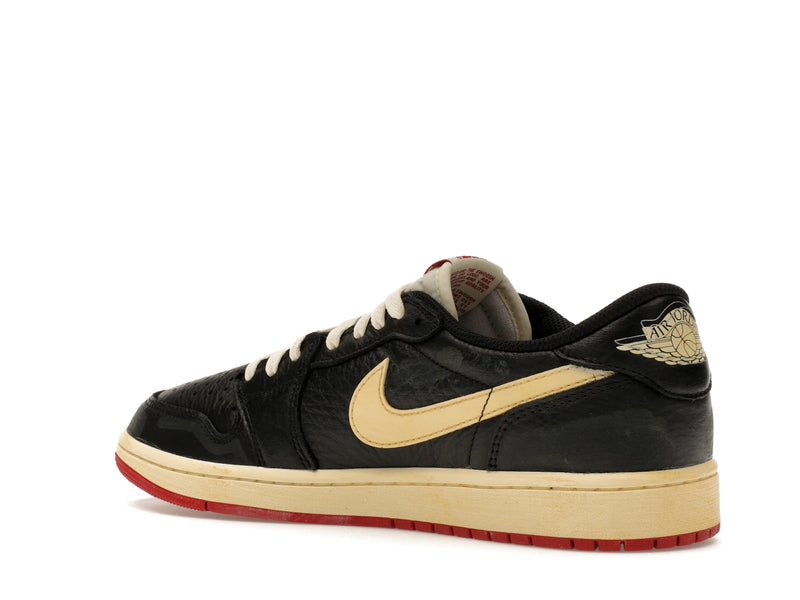Air Jordan 1 Retro Low OG Nigel Sylvester Better With Time - Black/Muslin/Varsity Red - IB8958-001 - 22